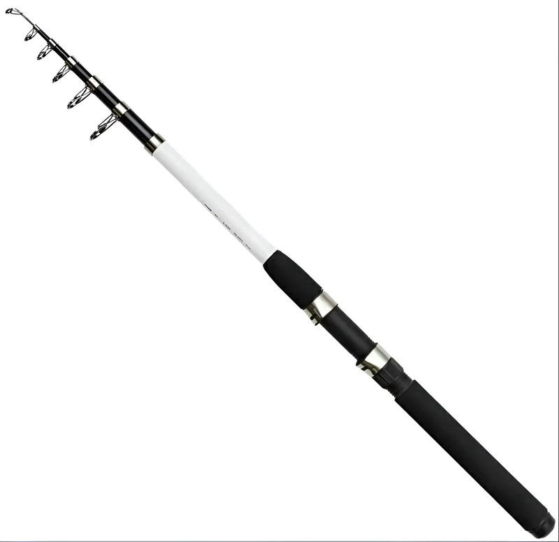 CAÑA DE PESCA TELESCOPICA DE GRAFITO DE 2.10 METROS PARA PESCA DEPORTIVA - 1
