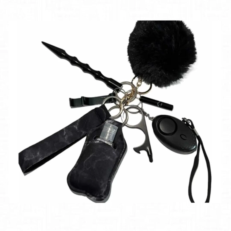 GENÉRICO KIT COMPLETO DE LLAVEROS PARA DEFENSA PERSONAL UNISEX COMPACTO Y SEGURO