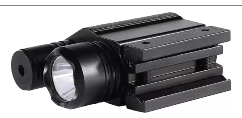 MIRA LASER DE PUNTO VERDE CON LINTERNA DE ALTO BRILLO PARA PISTOLAS CO2 - 1
