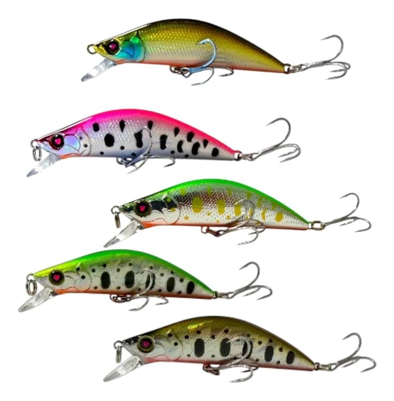 PACK DE 5 SEÑUELOS DE PESCA RIO 4.7 GRAMOS COLORES VARIADOS - 1