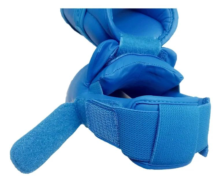 CANILLERA PARA KARATE KUMITE COLOR AZUL TALLA L PROTECCION Y COMODIDAD - 2