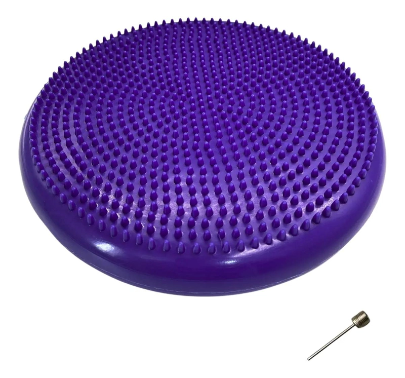 DISCO DE EQUILIBRIO ANTIDESLIZANTE COLOR VIOLETA DE 34 CM - 3