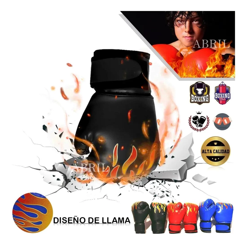 SET DE GUANTES DE BOXEO PARA NIÑOS ENTRENAMIENTO SEGURO Y COMODO - 3