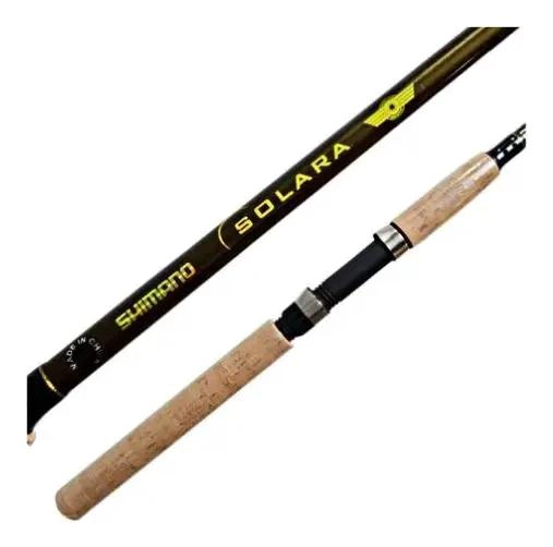 CAÑA DE PESCAR SOLARA DE 1.95 METROS EN 2 TRAMOS PARA RIO Y LAGO - 1