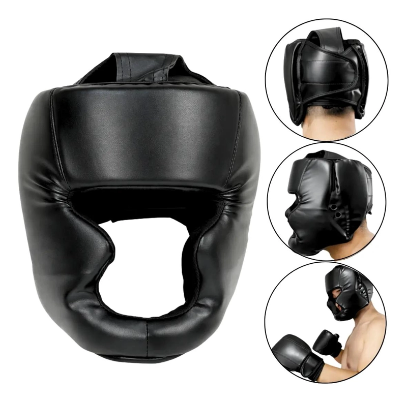 CASCO PROTECTOR ACOLCHADO AJUSTABLE PARA BOXEO Y SPARRING MMA - 1