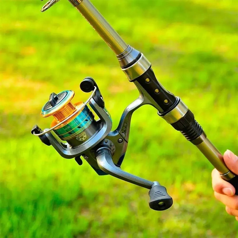 CAÑA TELESCOPICA DE FIBRA DE CARBONO PARA PESCA DEPORTIVA - 3