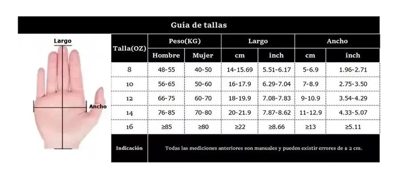 GUANTES DE BOXEO PARA KICKBOXING CON CIERRE DE VELCRO 10 OZ - 4