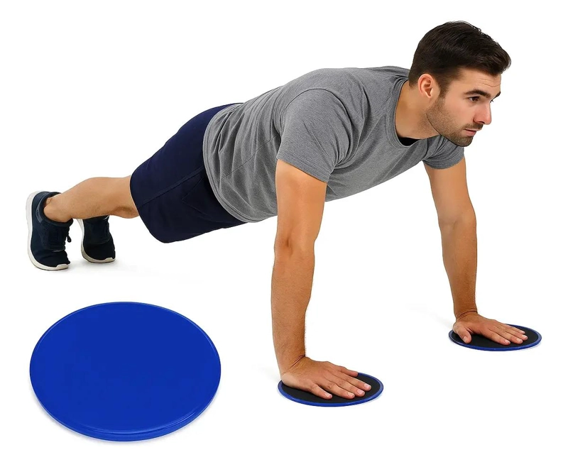 PAR DE DISCOS DESLIZANTES PARA ENTRENAMIENTO Y FITNESS EN SUELO - 1