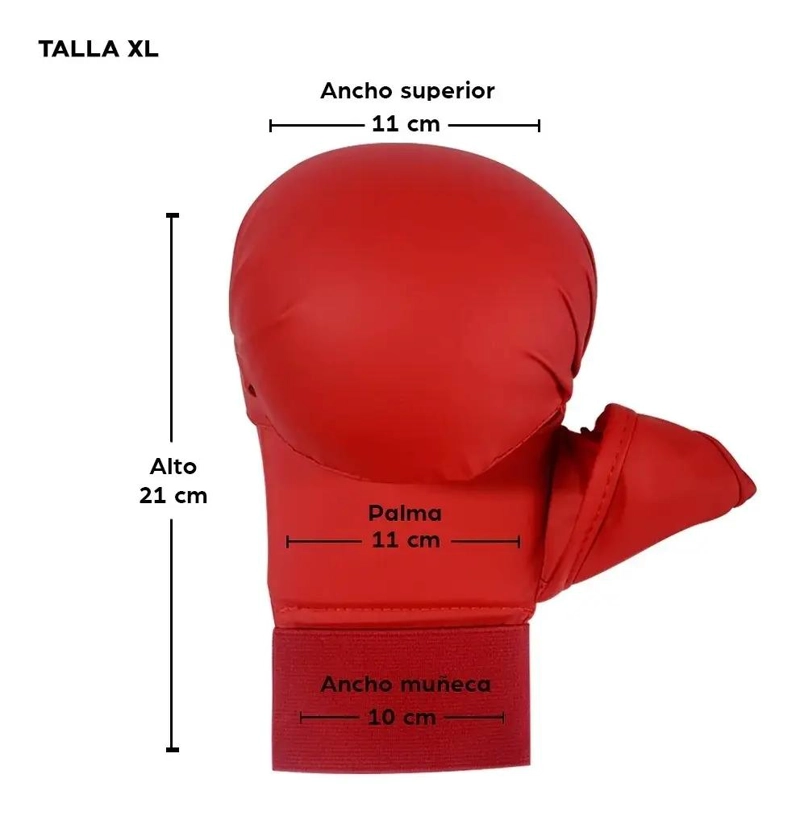 GUANTES MITONONES PARA KARATE Y ARTES MARCIALES CON CERTIFICACION WKF - 2