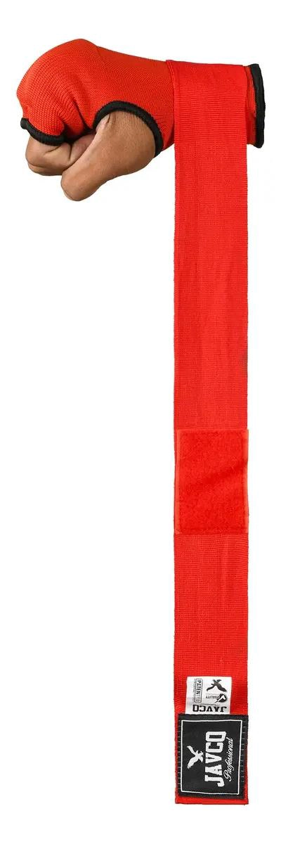 VENDA RAPIDA CON GEL COLOR ROJO Y NEGRO PARA SOPORTE Y PROTECCION - 1