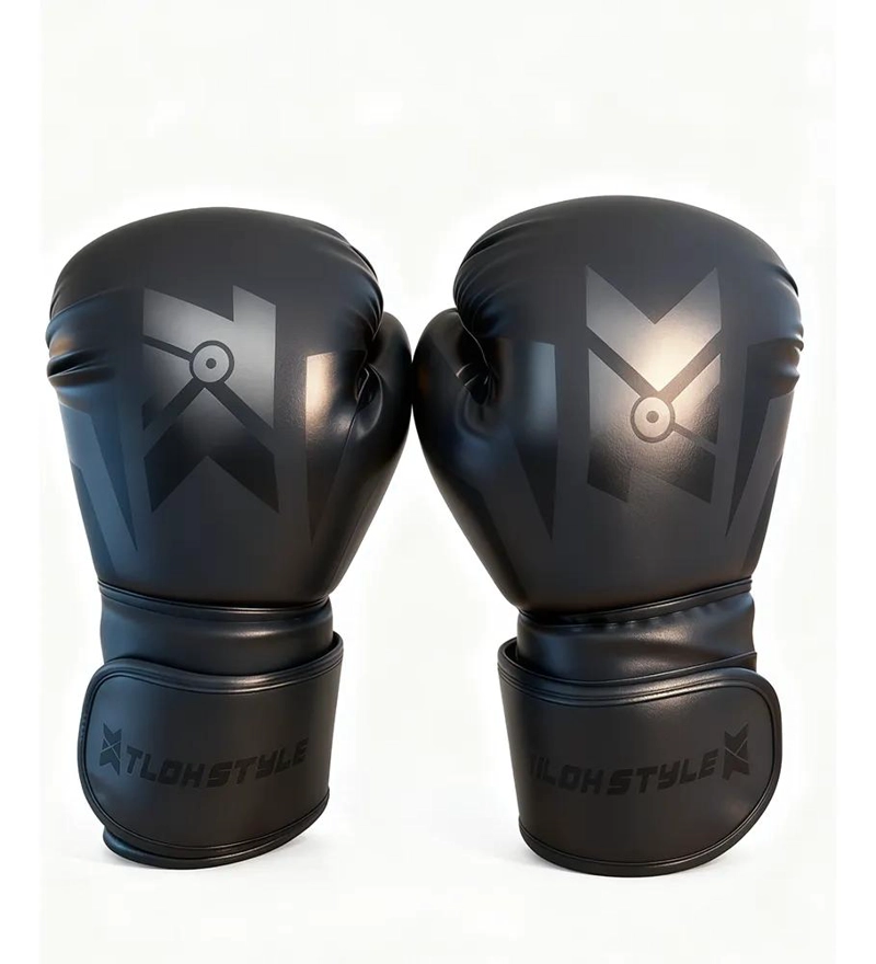 GUANTES DE BOXEO PROFESIONAL CON CIERRE DE VELCRO AJUSTABLE - 1