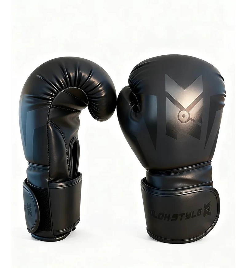 GUANTES DE BOXEO PROFESIONAL CON CIERRE DE VELCRO AJUSTABLE - 3