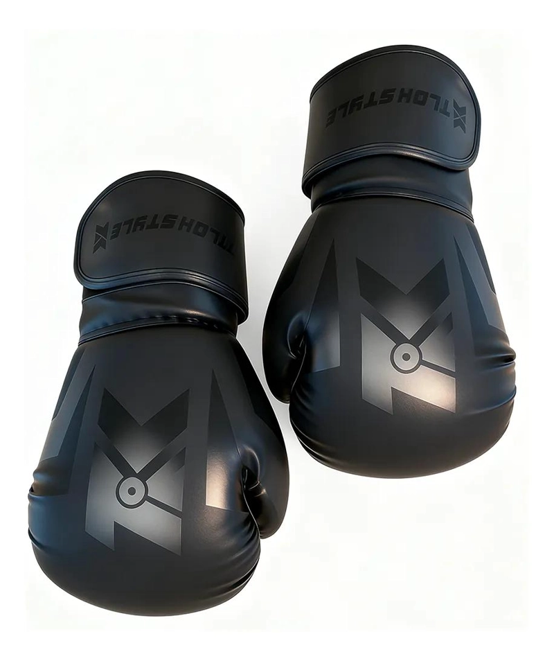 GUANTES DE BOXEO PROFESIONAL CON CIERRE DE VELCRO AJUSTABLE - 4