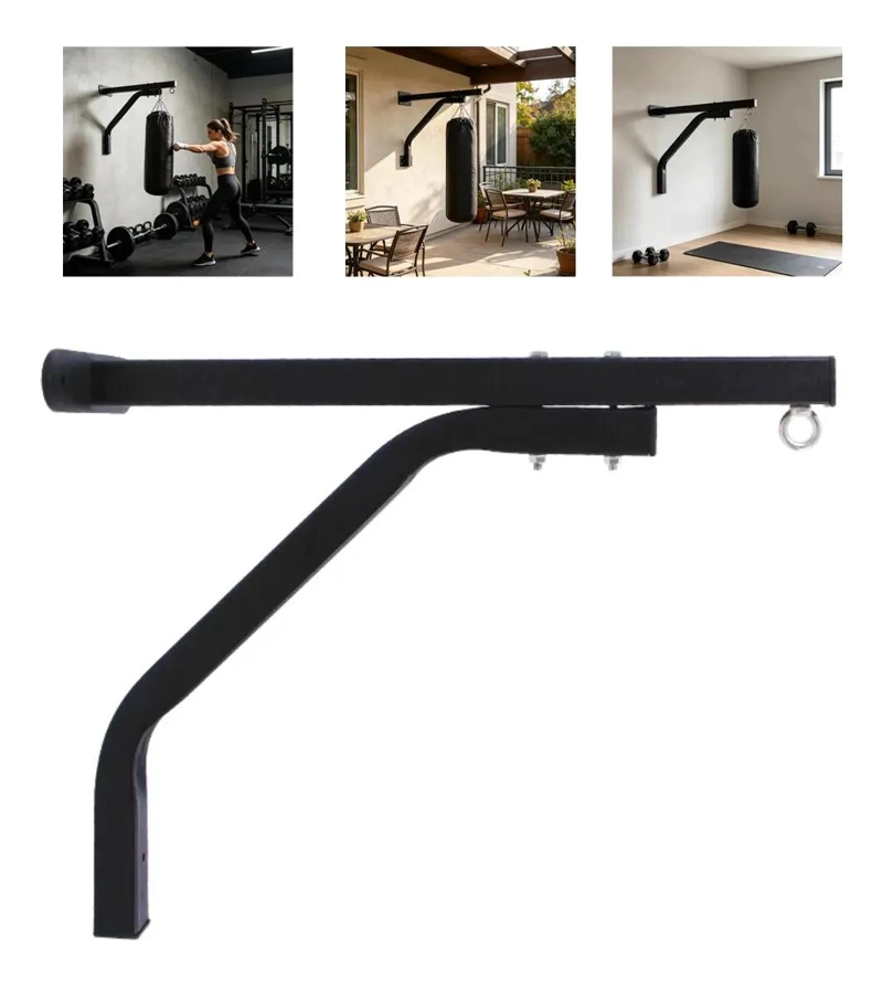 SOPORTE RESISTENTE PARA SACO DE BOXEO COLGANTE EN PARED HASTA 800 KG - 1
