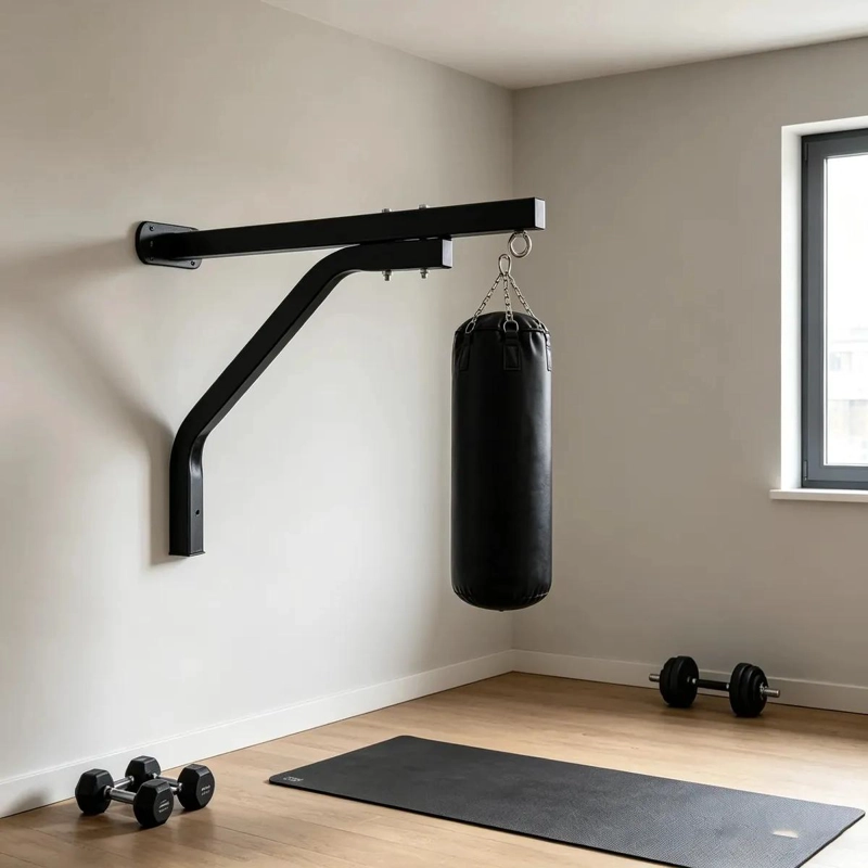 SOPORTE RESISTENTE PARA SACO DE BOXEO COLGANTE EN PARED HASTA 800 KG - 4