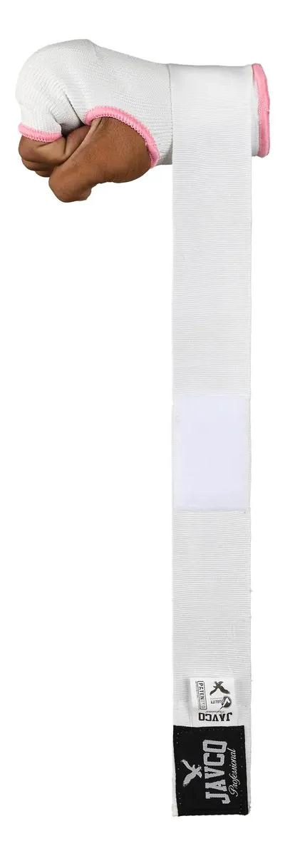 VENDA RAPIDA CON GEL PARA SOPORTE Y COMPRESION COLOR BLANCO CON ROSADO - 1
