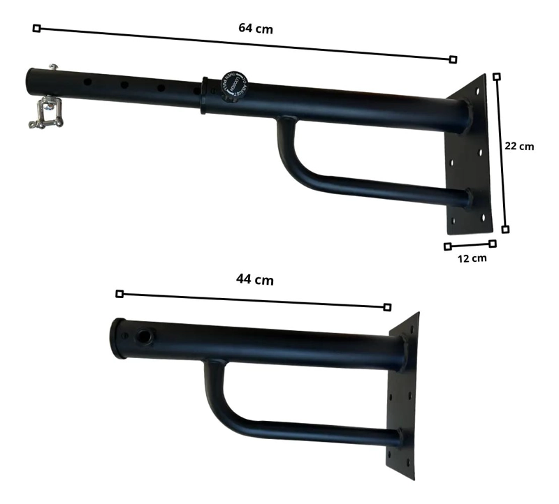 SOPORTE DE PARED AJUSTABLE PARA SACO DE BOXEO EN ACERO RESISTENTE - 2
