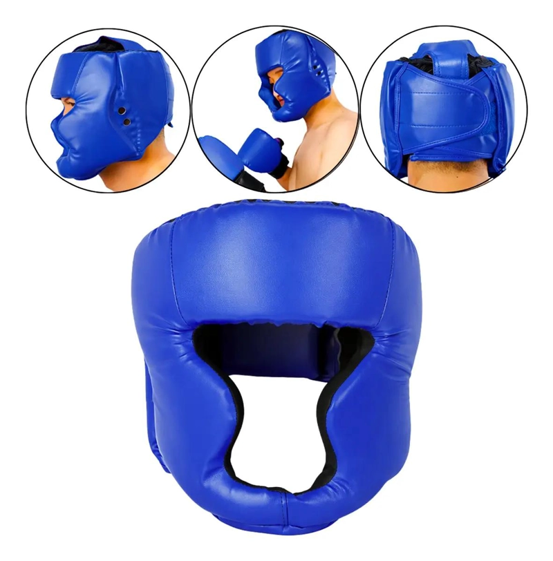 CASCO PROTECTOR ACOLCHADO AJUSTABLE PARA BOXEO Y MMA - 1