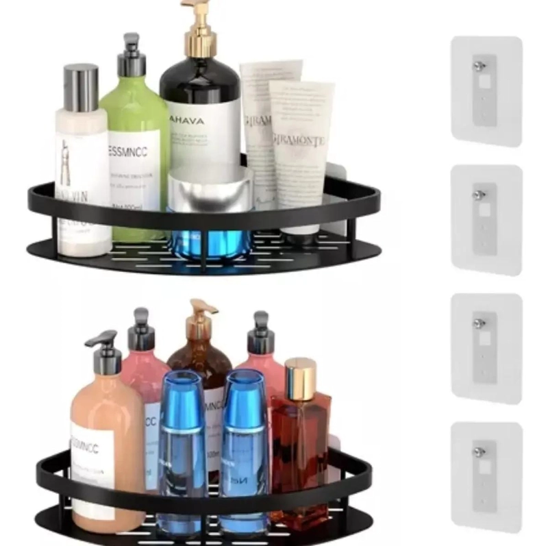 ESTANTE ESQUINERO ORGANIZADOR PARA BAÑO Y DUCHA CON MULTIPLES NIVELES - 1