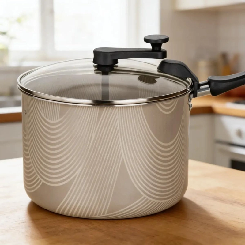 OLLA PARA PREPARAR CABRITAS CON TAPA Y MANGO RESISTENTE - 2