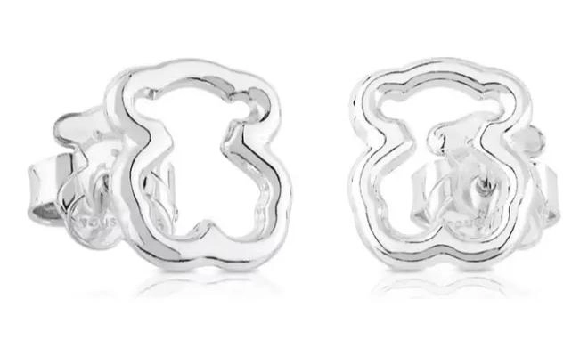 AROS DE PLATA 925 CON DISEÑO CARRUSEL ELEGANTE Y DETALLADO - 1