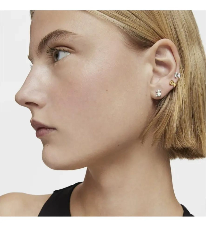 AROS DE PLATA 925 CON DISEÑO DE OSITO Y TAMAÑO DE 7,2 MM - 5