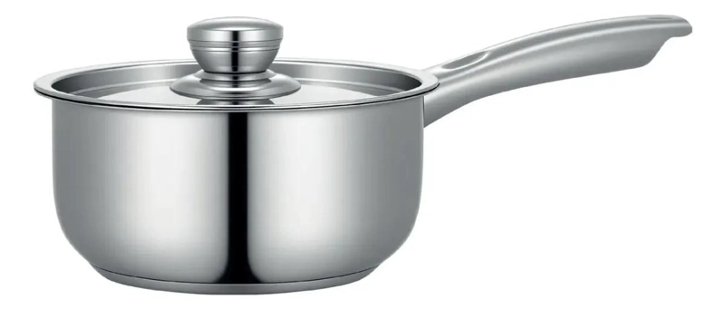 CAZO DE COCINA DE 18 CM CON DISEÑO CLASICO Y ACABADO DURADERO - 1