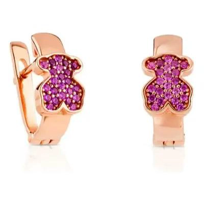 AROS CON BAÑO DE ORO ROSA SOBRE PLATA 925 ELEGANTES Y DURADEROS - 1