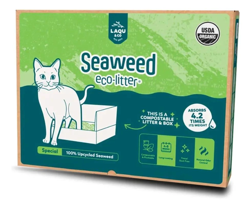 ARENERO PARA GATOS CON ARENA ECOLOGICA ESPECIAL LISTA PARA USAR - 3