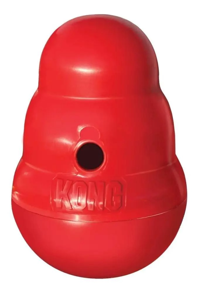 JUGUETE INTERACTIVO PARA PERROS CON DISPENSADOR DE PREMIOS ROJO - 2