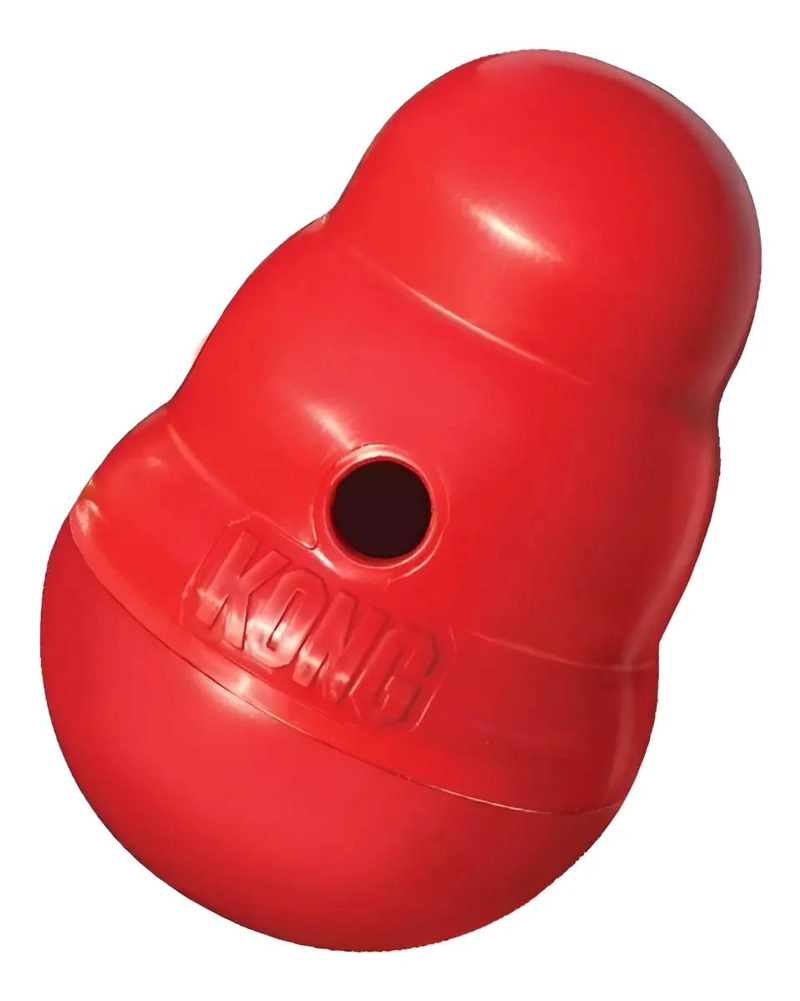 JUGUETE INTERACTIVO PARA PERROS CON DISPENSADOR DE PREMIOS ROJO - 5