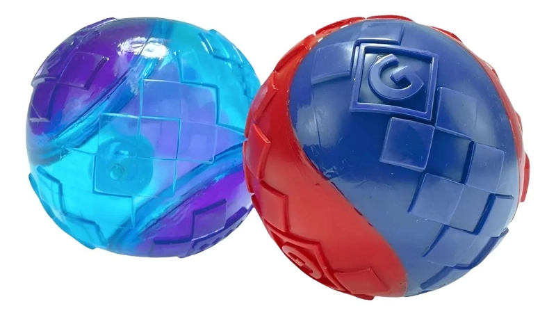 PELOTAS INTERACTIVAS PARA PERRO MEDIANO CON SONIDO PACK 2 UNIDADES - 1