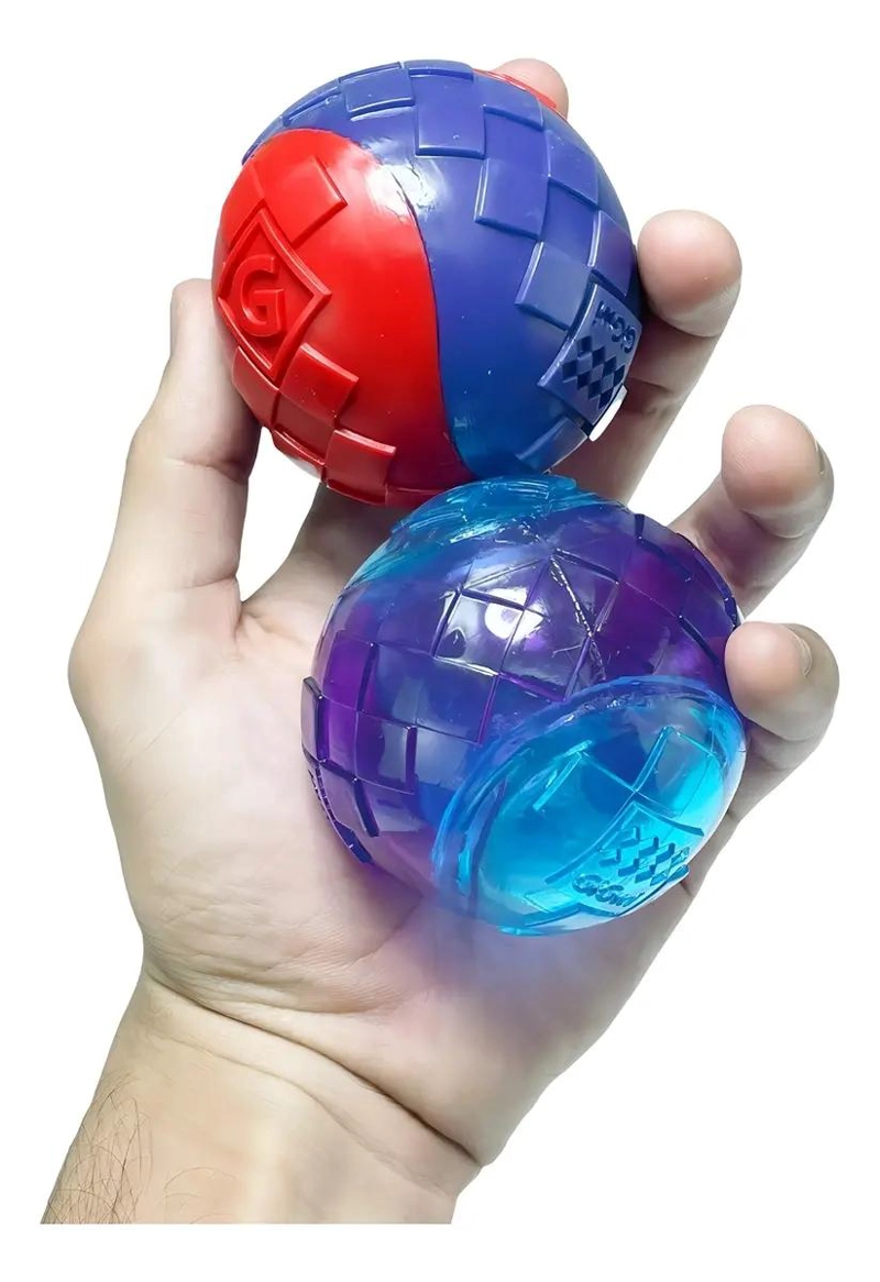 PELOTAS INTERACTIVAS PARA PERRO MEDIANO CON SONIDO PACK 2 UNIDADES - 4