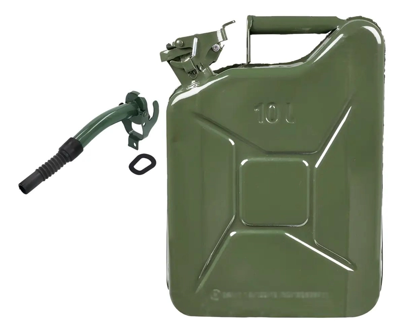 BIDON METALICO HERME TICO PARA LIQUIDOS DE 10 LITROS CAPACIDAD - 1