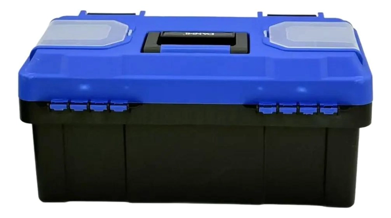 CAJA DE HERRAMIENTAS PLASTICA COMPACTA CON 17 COMPARTIMENTOS ORGANIZADORES - 4