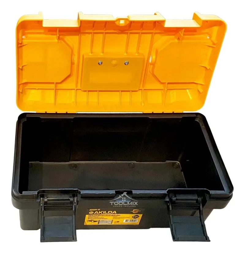 CAJA PLASTICA PARA HERRAMIENTAS DE 17 PULGADAS CON CIERRE SEGURO - 3