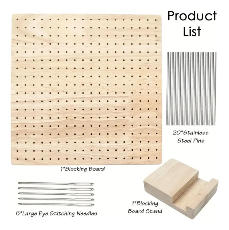 TABLA DE BLOQUEO PARA TEJIDOS Y MANUALIDADES 31,5 CM X 31,5 CM - 3