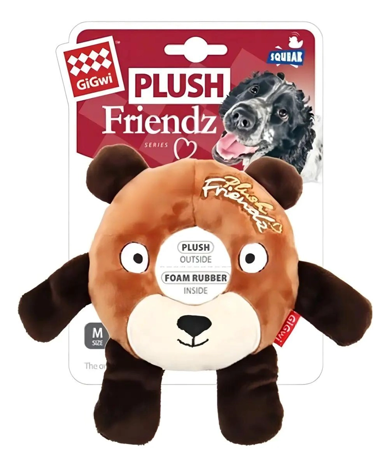 PELUCHE OSO MARRON CLARO CON SONIDO SUAVE Y AGRADABLE - 1