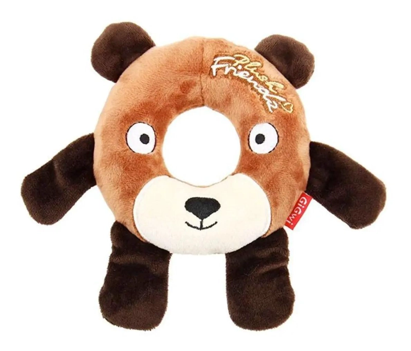 PELUCHE OSO MARRON CLARO CON SONIDO SUAVE Y AGRADABLE - 3