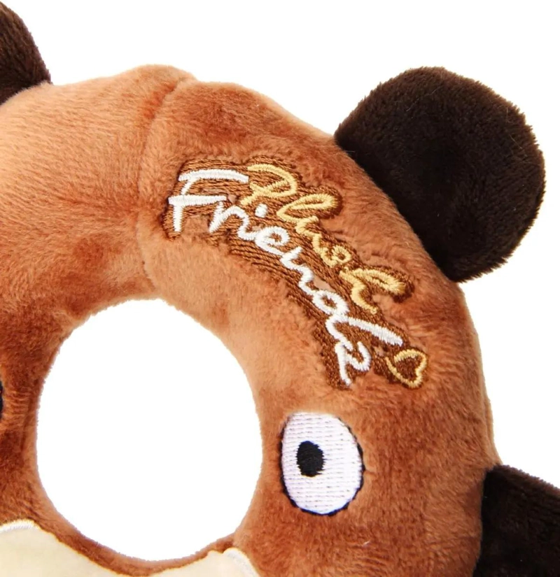 PELUCHE OSO MARRON CLARO CON SONIDO SUAVE Y AGRADABLE - 5