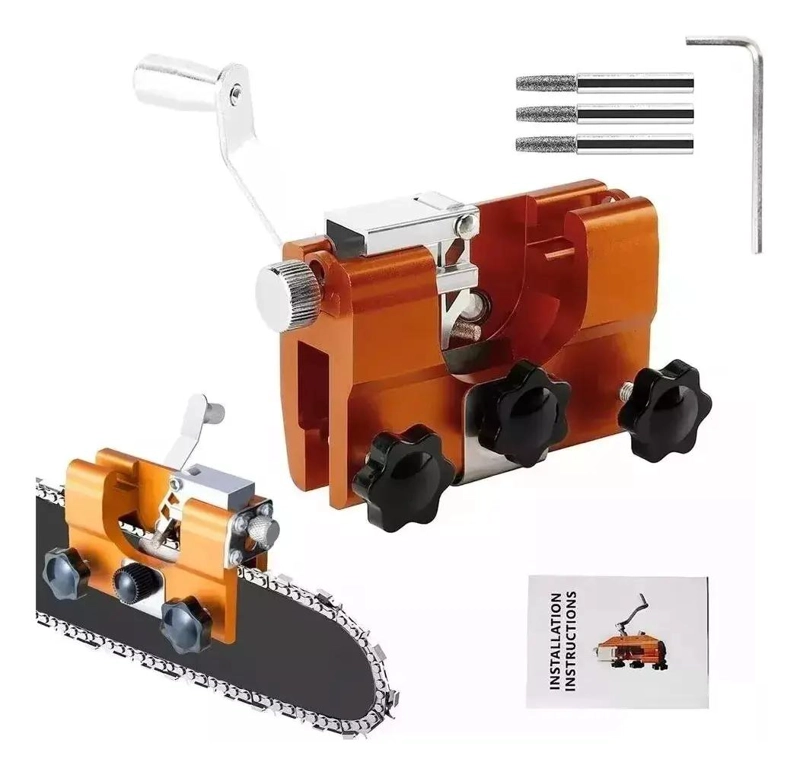 AFILADORA MANUAL PARA CADENA DE MOTOSIERRA RESISTENTE Y DURADERA - 1