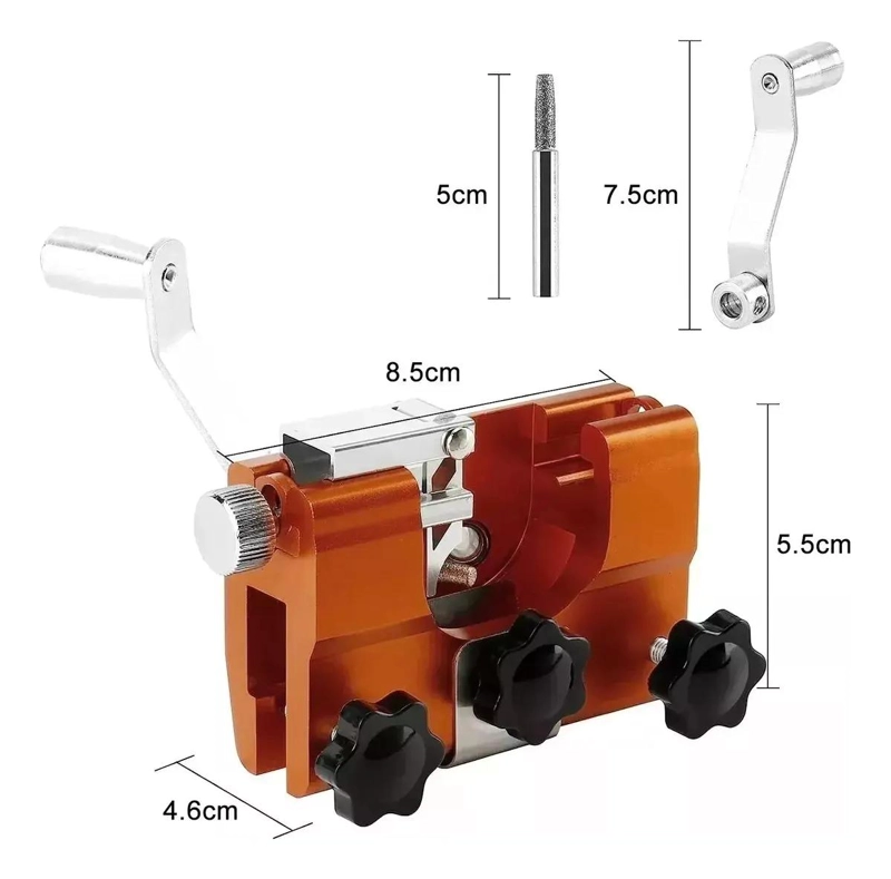 AFILADORA MANUAL PARA CADENA DE MOTOSIERRA RESISTENTE Y DURADERA - 2