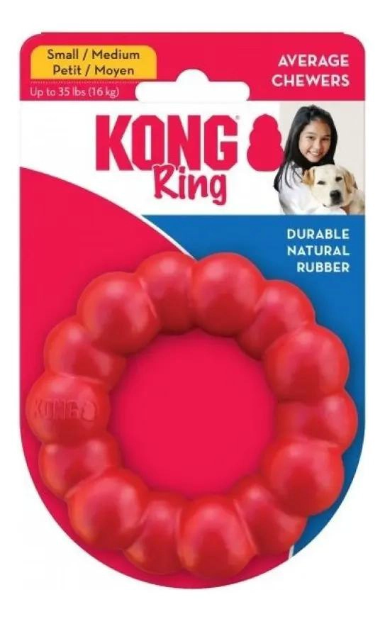ANILLO DE JUEGO RESISTENTE PARA PERROS TAMAÑO PEQUEÑO Y MEDIANO - 1