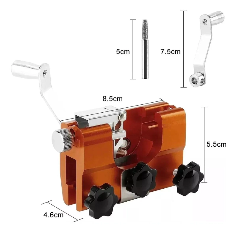 AFILADORA MANUAL PARA CADENA DE MOTOSIERRA RESISTENTE Y DURADERA - 1