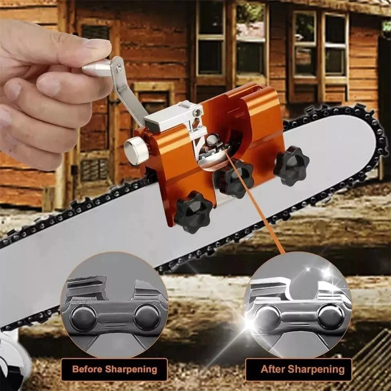 AFILADORA MANUAL PARA CADENA DE MOTOSIERRA RESISTENTE Y DURADERA - 2