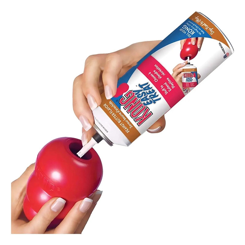 JUGUETE INTERACTIVO CLASICO PARA PERROS TAMAÑO XS COLOR ROJO - 4