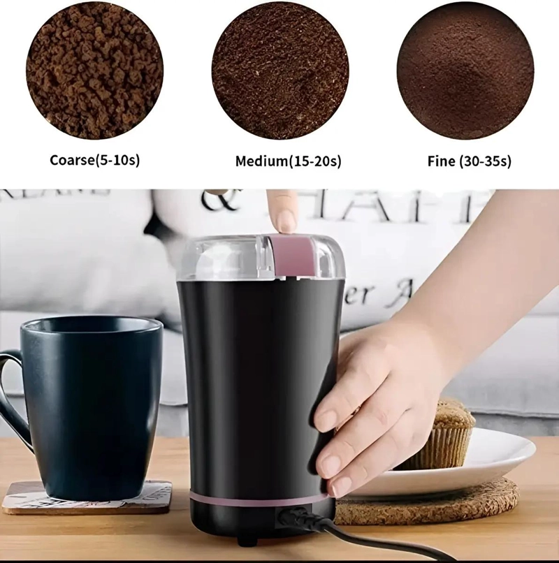 MOLINO PORTATIL PARA CAFE  EN GRANO CON DISEÑO COMPACTO Y EFICIENTE - 3