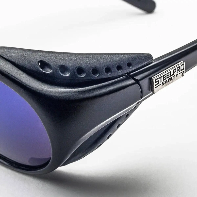 LENTES DEPORTIVOS CON LENTE ESPEJADO AZUL Y DISEÑO RESISTENTE - 3