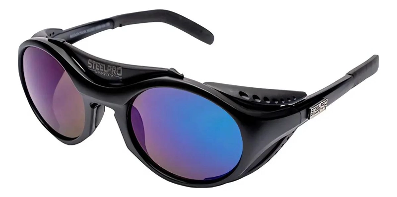 LENTES DEPORTIVOS CON LENTE ESPEJADO AZUL Y DISEÑO RESISTENTE - 5