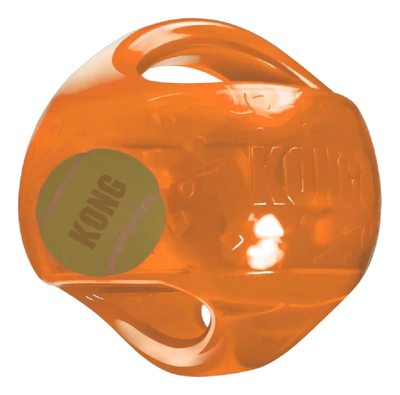 PELOTA INTERACTIVA PARA PERROS TAMAÑO GRANDE CON SONIDO Y TEXTURA RESISTENTE - 1